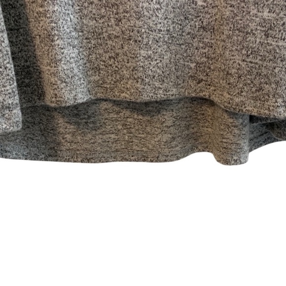 REWIND Sweater Heathered Gray Black Lace Accents Grey Long Sleeve Size Large - Picture 5 of 15